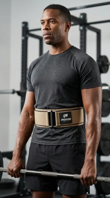 self locking weightlifting belt by prohand industries